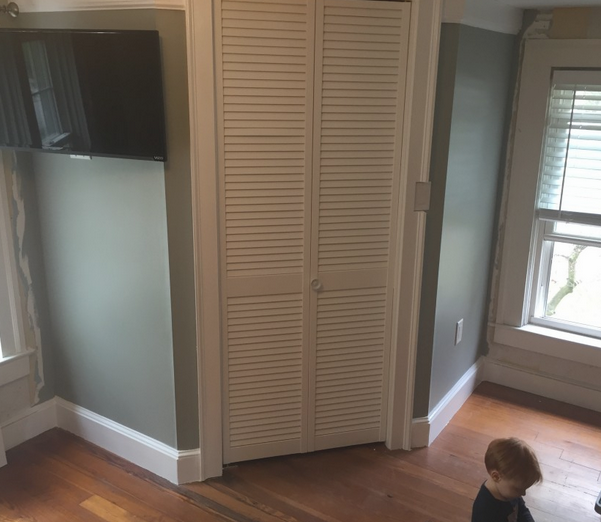 Bathroom mega-project, part. 1: a corner closet